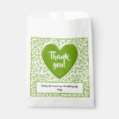 Vielen Dank, dass Sie das 80. Zufallszahlenmuster Geschenktütchen (Vorderseite)