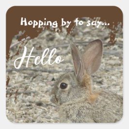 Vielen Dank, dass Sie das Foto Geschlecht neutrale Quadratischer Aufkleber