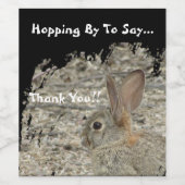 Vielen Dank, dass Sie das Foto Geschlecht neutrale Weinetikett (Einzelnes Label)