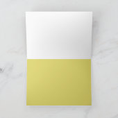 Vielen Dank, dass Sie das hellgelbe Rose Foto schä Karte (Innenseite)