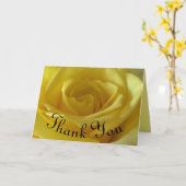 Vielen Dank, dass Sie das hellgelbe Rose Foto schä Karte (Gelbe Blume)