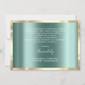 Vielen Dank, dass Sie das Logo in Ihrem Unternehme Einladung (Rückseite)