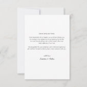 Vielen Dank, dass Sie das Modern Wedding Foto zur  Dankeskarte (Rückseite)