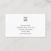 Vielen Dank, dass Sie das Schwarz-Weiß-Logo geschr Rabattkarte (Rückseite)