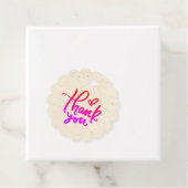 Vielen Dank, dass Sie den Hintergrund des Textdoku Geschenkanhänger (Beispiel)