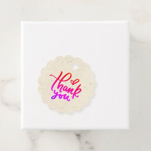 Vielen Dank, dass Sie den Hintergrund des Textdoku Geschenkanhänger (Beispiel)