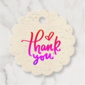 Vielen Dank, dass Sie den Hintergrund des Textdoku Geschenkanhänger (Vorderseite)