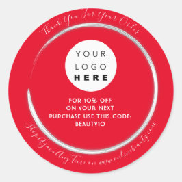 Vielen Dank, dass Sie den Rabatt auf den Namen des Runder Aufkleber