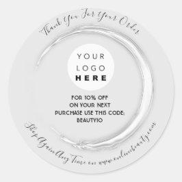 Vielen Dank, dass Sie den Rabatt auf den Namen Ihr Runder Aufkleber