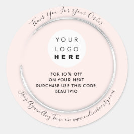 Vielen Dank, dass Sie den Rabatt für den Namen des Runder Aufkleber