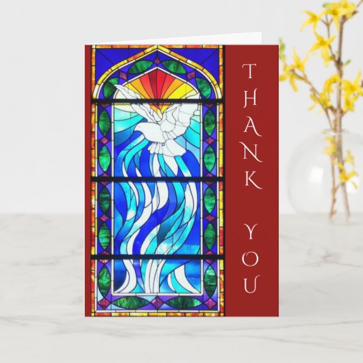 Vielen Dank, dass Sie den Support bestätigen Karte (Gelbe Blume)