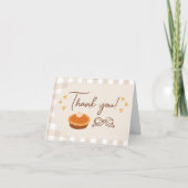 Vielen Dank, dass Sie den Süsse-Pie für die Fotofa Dankeskarte (Vorderseite)