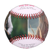 Vielen Dank, dass Sie die beste Mama Pink Blume Mu Baseball (Vorderseite)