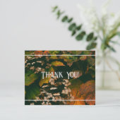 Vielen Dank, dass Sie die Foliage anpassen Dankeskarte (Stehend Vorderseite)