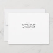 Vielen Dank, dass Sie die Foliage anpassen Dankeskarte (Rückseite)