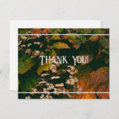 Vielen Dank, dass Sie die Foliage anpassen Dankeskarte (Vorne/Hinten)