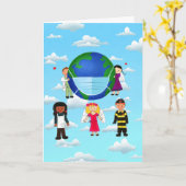 Vielen Dank, dass Sie die Grußkarte geklappt haben Karte (Gelbe Blume)