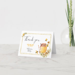 Vielen Dank, dass Sie die Honey Bee Day Geburtstag Dankeskarte