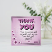 Vielen Dank, dass Sie die Karten oben haben (Stehend Vorderseite)