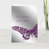 Vielen Dank, dass Sie die Kartenschmetterlingskart Dankeskarte (Rückseite)