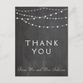 Vielen Dank, dass Sie die Markierungsleuchten der Postkarte