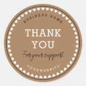 Vielen Dank, dass Sie die Pattern Sticker der klas (Vorderseite)