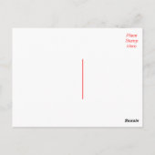 Vielen Dank, dass Sie die Post-Karte mit schwarzen Postkarte (Rückseite)