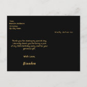 Vielen Dank, dass Sie die Postkarte zum 50. Geburt (Rückseite)