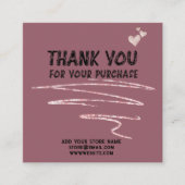 Vielen Dank, dass Sie die QR-Karte erhalten Rabattkarte (Vorderseite)