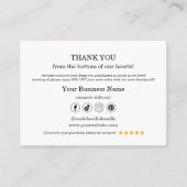 Vielen Dank, dass Sie die QR-Karte Ihres Unternehm Visitenkarte (Vorderseite)