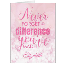 Vielen Dank, dass Sie die Rente Pink schätzen