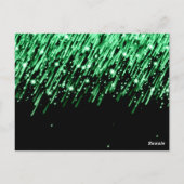 Vielen Dank, dass Sie die Stars "Emerald Green" be Postkarte (Rückseite)