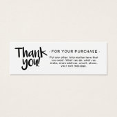 Vielen Dank, dass Sie die Visitenkarte einfügen (Vorderseite)