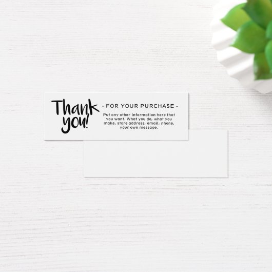 Vielen Dank, dass Sie die Visitenkarte einfügen (Schreibtisch)