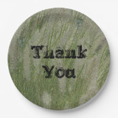 Vielen Dank, dass Sie die Wüstengras hochschätzen Pappteller (Vorderseite)