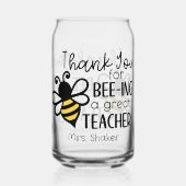 Vielen Dank, dass Sie ein großartiger Lehrer sind Dosenglas (Rückseite)