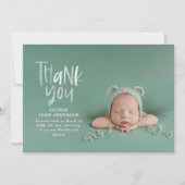 Vielen Dank, dass Sie ein modernes Foto geschriebe Ankündigung (Vorderseite)