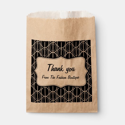 Vielen Dank, dass Sie ein Muster für individuelle  Geschenktütchen (Vorderseite)