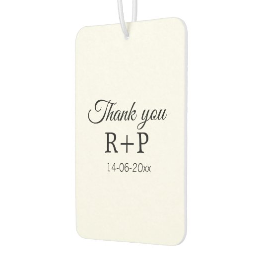 Vielen Dank, dass Sie ein paar Namen Anfangsbuchst Autolufterfrischer (Links)