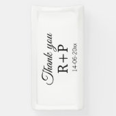 Vielen Dank, dass Sie ein paar Namen Anfangsbuchst Banner (Vertikal)