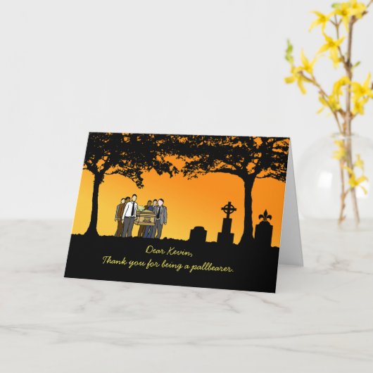 Vielen Dank, dass Sie ein Pallbester sind, Custom  Karte (Gelbe Blume)