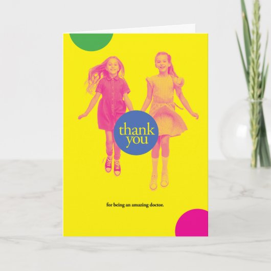 Vielen Dank, dass Sie ein Phantastischer Arzt sind Dankeskarte (Vorderseite)
