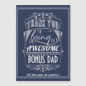 Vielen Dank, dass Sie ein Phantastischer Bonus-Vat Magnetkarte (Vorderseite)