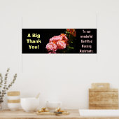 Vielen Dank, dass Sie ein Plakat für zertifizierte (Küche)