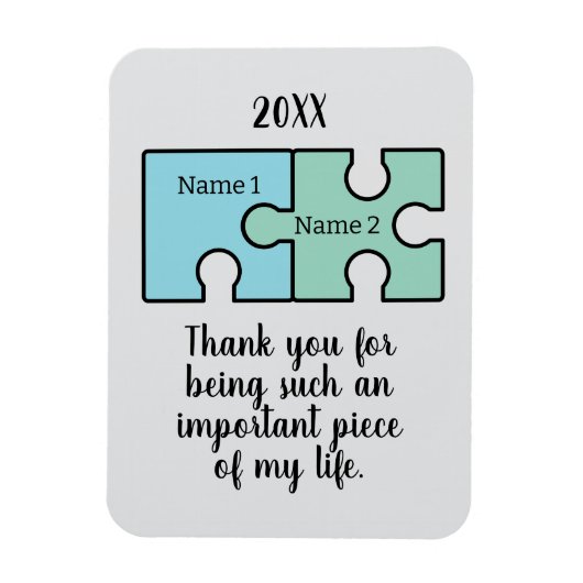 Vielen Dank, dass Sie ein so wichtiges Stück sind Magnet (Vertikal)