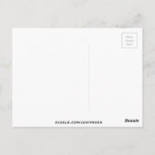 Vielen Dank, dass Sie ein Zitat der grünen Aquarel Postkarte (Rückseite)