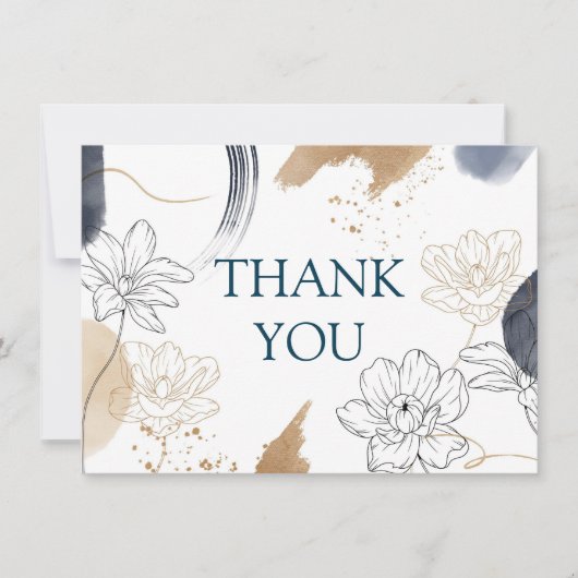 Vielen Dank, dass Sie eine flache Karte haben (Vorderseite)