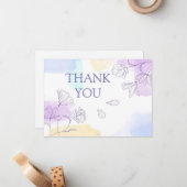 Vielen Dank, dass Sie eine flache Karte haben (Vorderseite/Rückseite Beispiel)