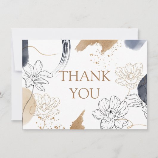 Vielen Dank, dass Sie eine flache Karte haben (Vorderseite)