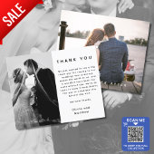 Vielen Dank, dass Sie eine Karte mit Foto und Text